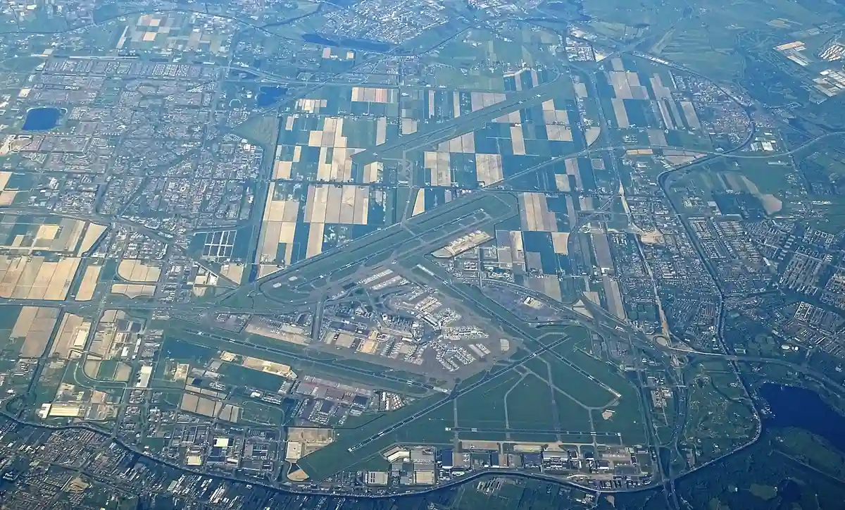 Schiphol Airport · regional view