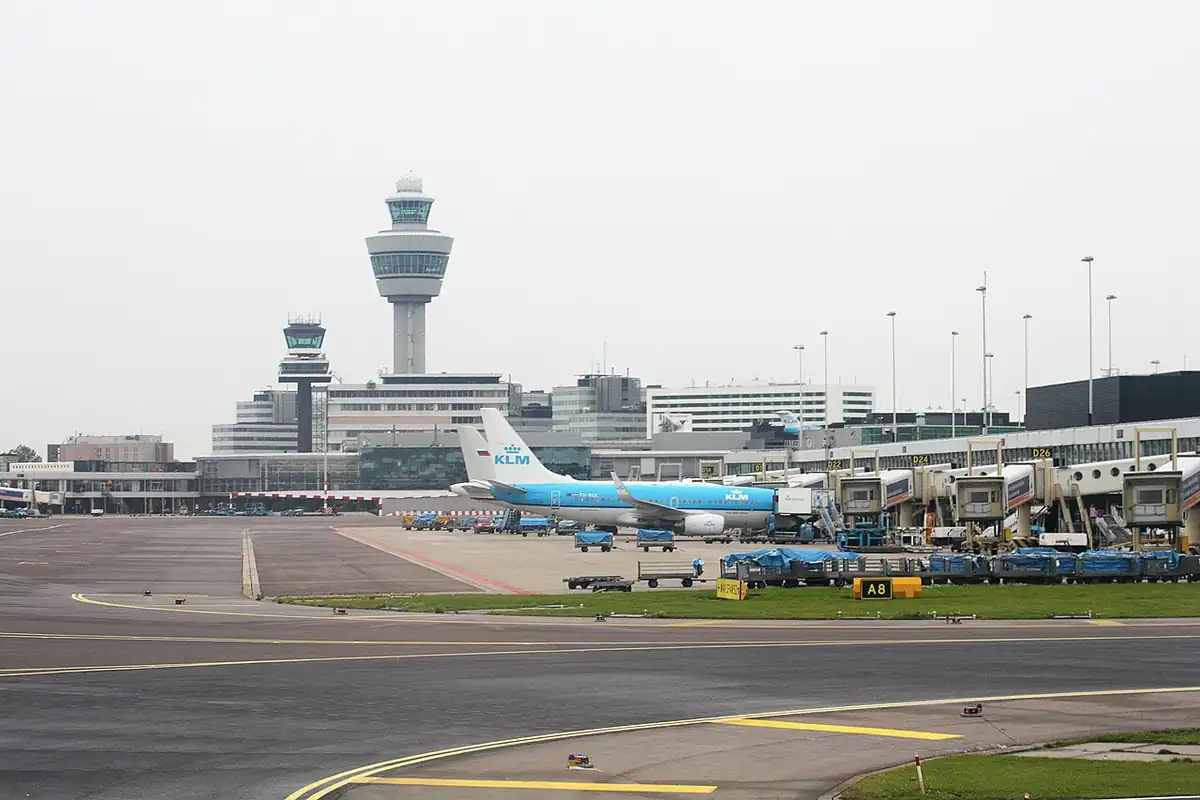 Schiphol Airport · regional view